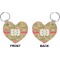 Lily Pads Heart Keychain (Front + Back)