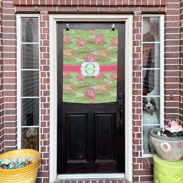 Lily Pads House Flags - Double Sided - (Over the door) LIFESTYLE
