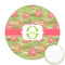 Lily Pads Printed Cookie Topper - Round (Personalized)