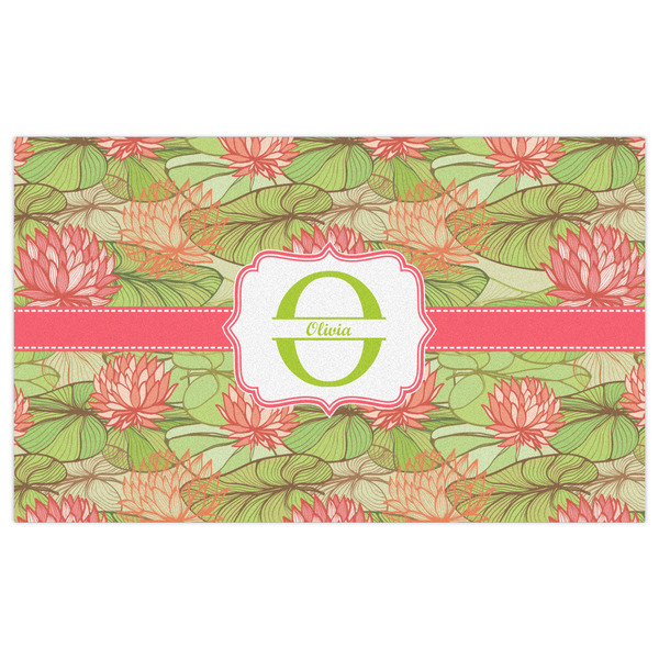 Lily Pads Indoor / Outdoor Rug - 3'x5' - Front Flat