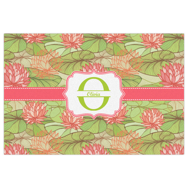 Lily Pads Indoor / Outdoor Rug - 4'x6' - Front Flat