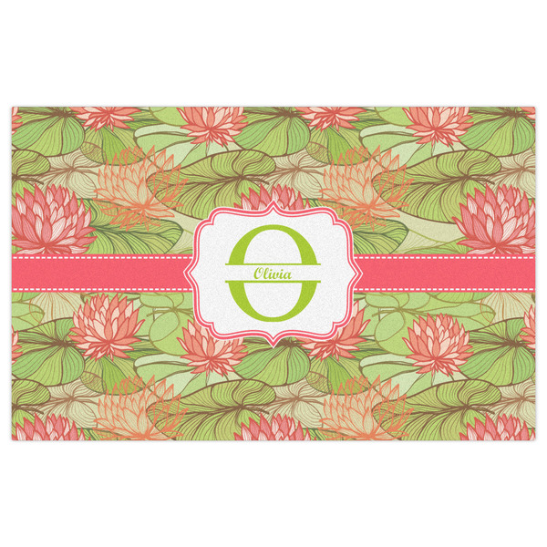 Lily Pads Indoor / Outdoor Rug - 5'x8' - Front Flat