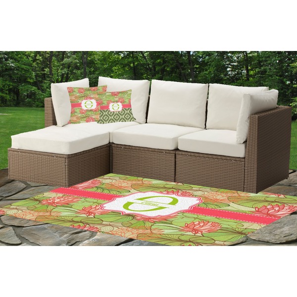 Lily Pads Outdoor Mat & Cushions
