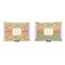 Lily Pads  Indoor Rectangular Burlap Pillow (Front and Back)