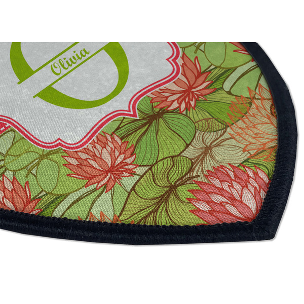 Lily Pads Iron on Shield 3 Detail