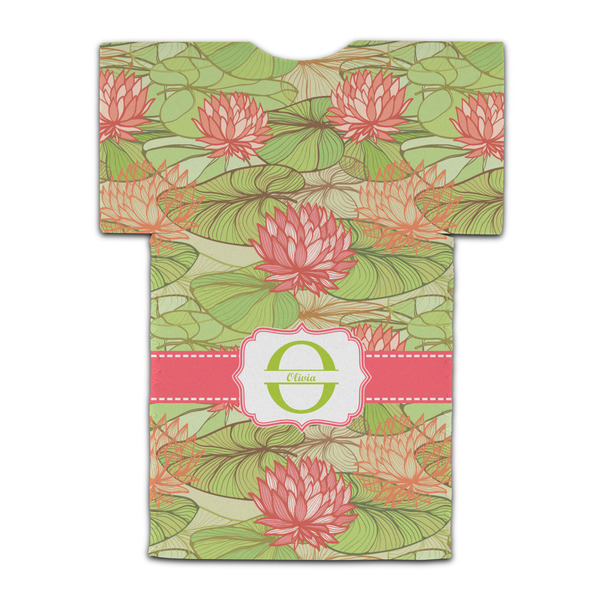Lily Pads Jersey Bottle Cooler - BACK (flat)