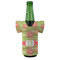 Lily Pads Jersey Bottle Cooler - FRONT (on bottle)