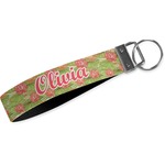 Lily Pads Webbing Keychain Fob - Large (Personalized)