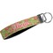 Lily Pads Webbing Keychain FOB with Metal