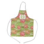 Lily Pads Kid's Apron w/ Name and Initial