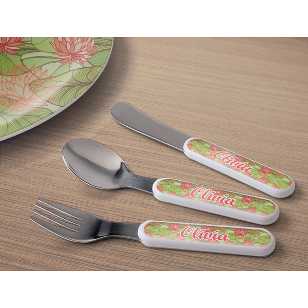 Lily Pads Kids Flatware w/ Plate