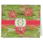 Lily Pads Kitchen Towel - Poly Cotton w/ Name and Initial