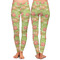 Lily Pads Ladies Leggings - Front and Back