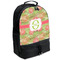 Lily Pads Large Backpack - Black - Angled View