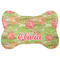 Lily Pads Bone Shaped Dog Food Mat (Personalized)