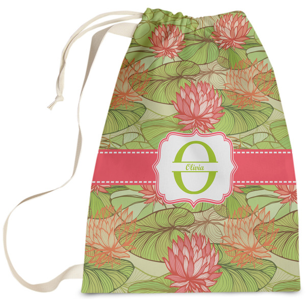 Custom Lily Pads Laundry Bag (Personalized)