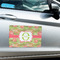 Lily Pads Large Rectangle Car Magnets- In Context