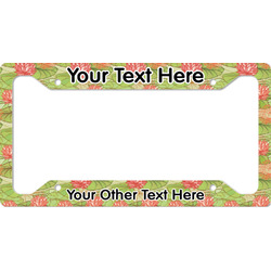 Lily Pads License Plate Frame (Personalized)