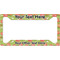 Lily Pads License Plate Frame - Style A