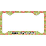 Lily Pads License Plate Frame - Style C (Personalized)