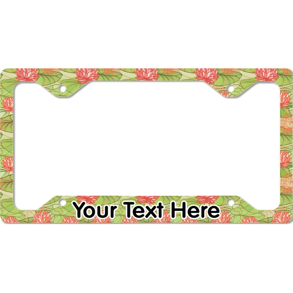 Lily Pads License Plate Frame - Style C