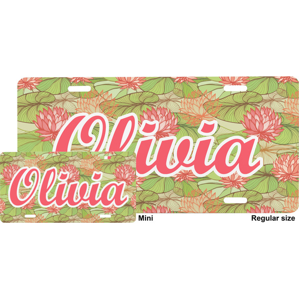 Lily Pads License Plate (Sizes)