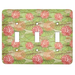 Lily Pads Light Switch Cover (3 Toggle Plate)
