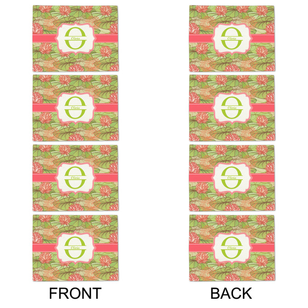 Lily Pads Linen Placemat - APPROVAL Set of 4 (double sided)