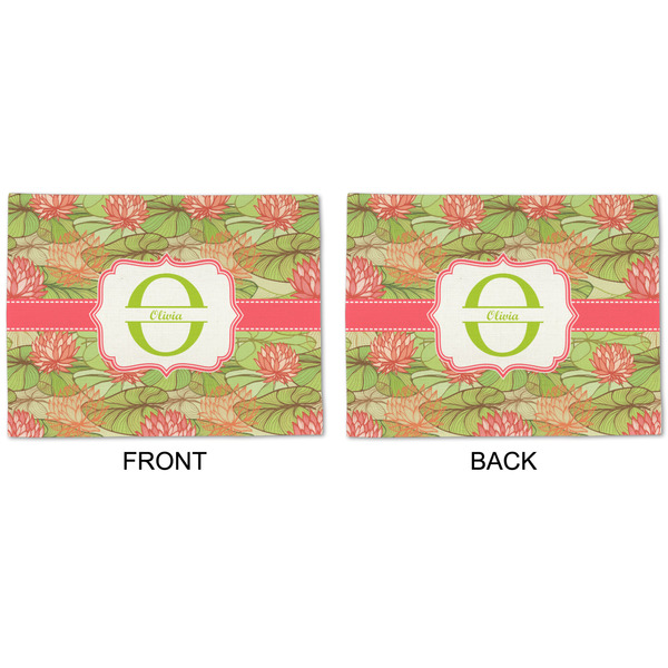 Lily Pads Linen Placemat - APPROVAL (double sided)