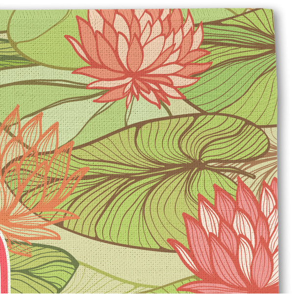 Lily Pads Linen Placemat - DETAIL