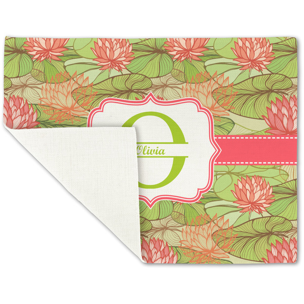 Lily Pads Linen Placemat - Folded Corner (single side)