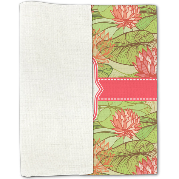 Lily Pads Linen Placemat - Folded Half
