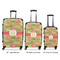 Lily Pads Luggage Bags all sizes - With Handle