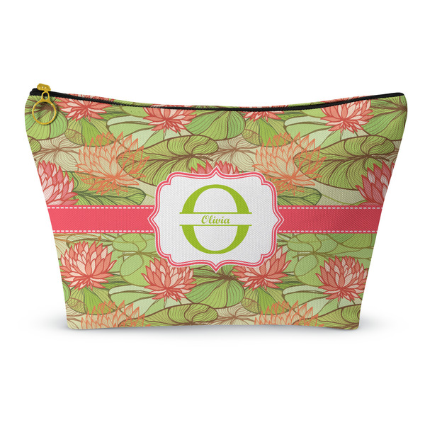 Custom Lily Pads Makeup Bag - Large - 12.5"x7" (Personalized)
