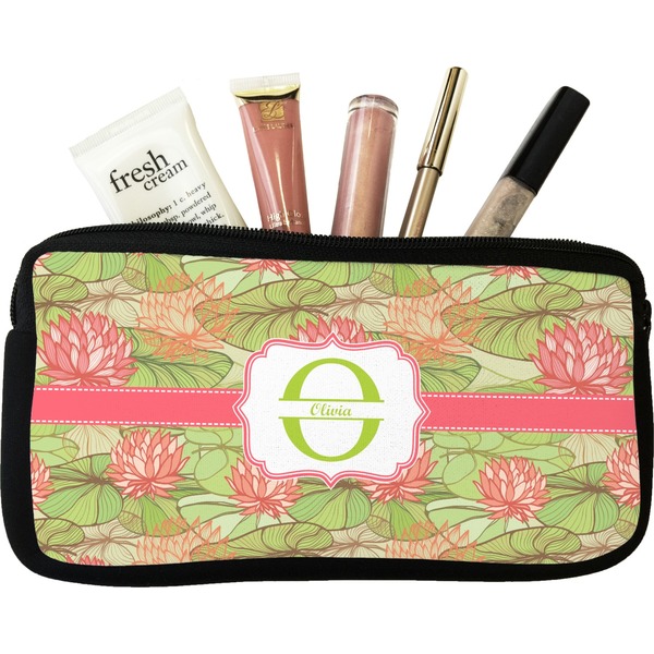 Custom Lily Pads Makeup / Cosmetic Bag - Small (Personalized)