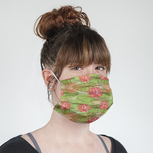 Lily Pads Mask - Quarter View on Girl