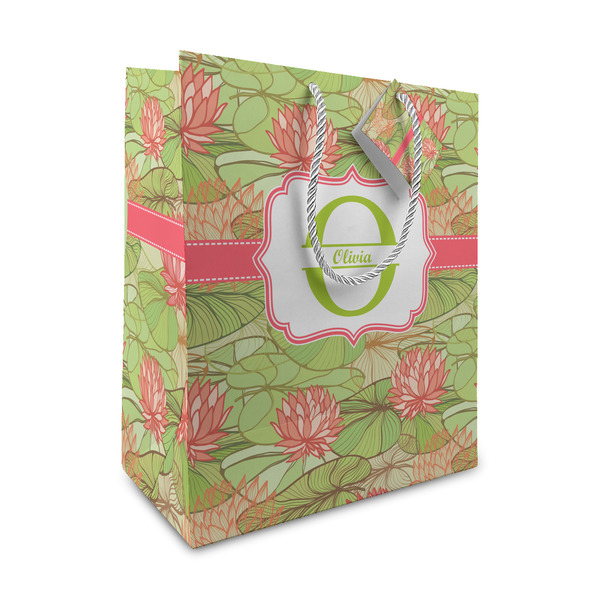 Custom Lily Pads Medium Gift Bag (Personalized)