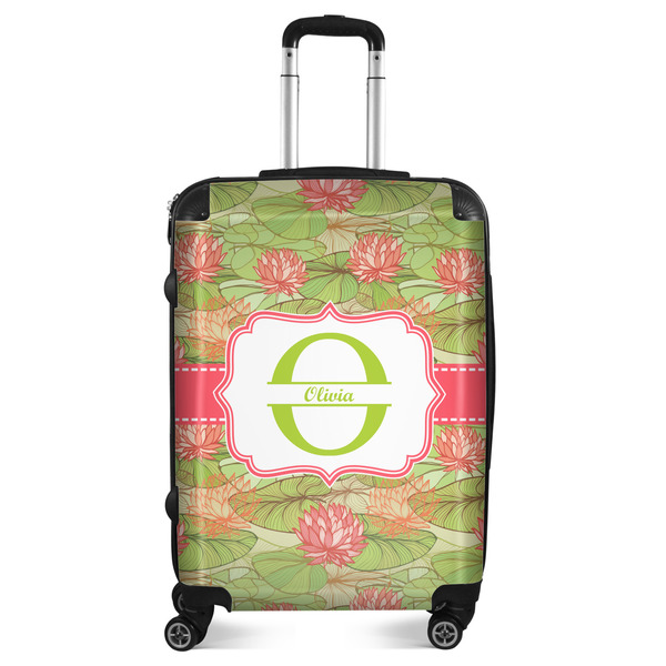 Custom Lily Pads Suitcase - 24" Medium - Checked (Personalized)