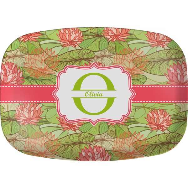 Custom Lily Pads Melamine Platter (Personalized)