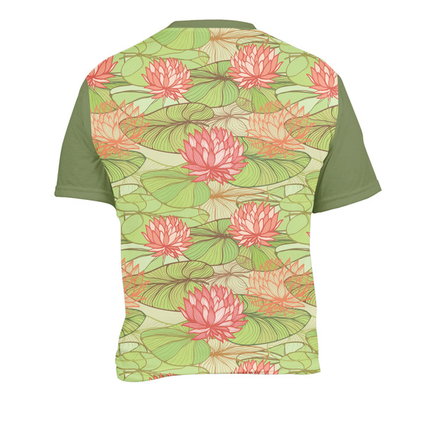 Lily Pads Men's Crew Neck T Shirt Medium - Back