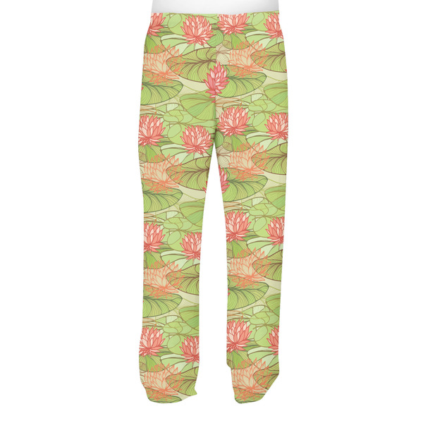 Lily Pads Men's Pjs Back - on model