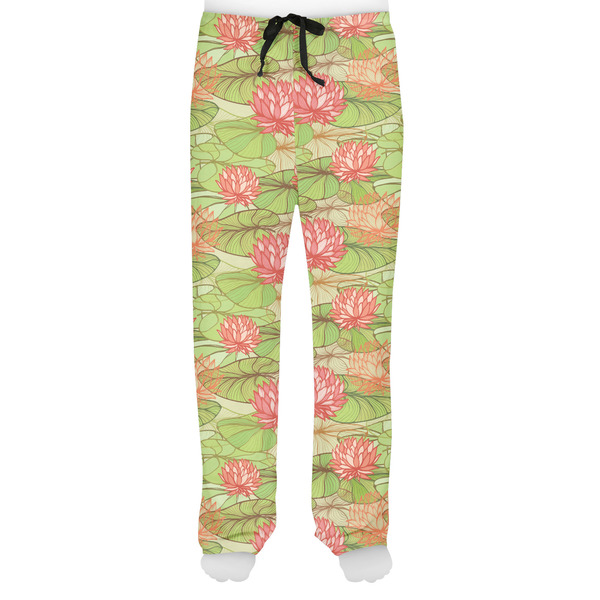 Lily Pads Men's Pjs Front - on model