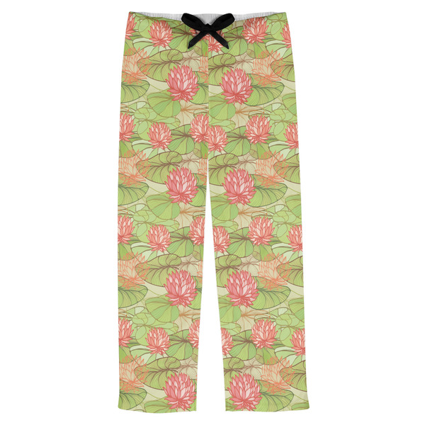 Custom Lily Pads Mens Pajama Pants - L