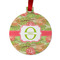 Lily Pads Metal Ball Ornament - Front