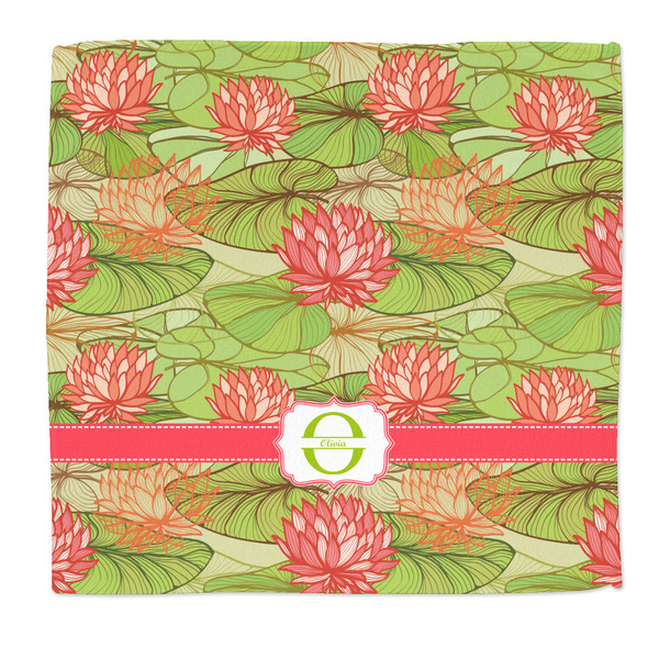 Custom Lily Pads Microfiber Dish Rag (Personalized)