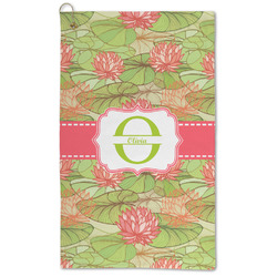Lily Pads Microfiber Golf Towel (Personalized)