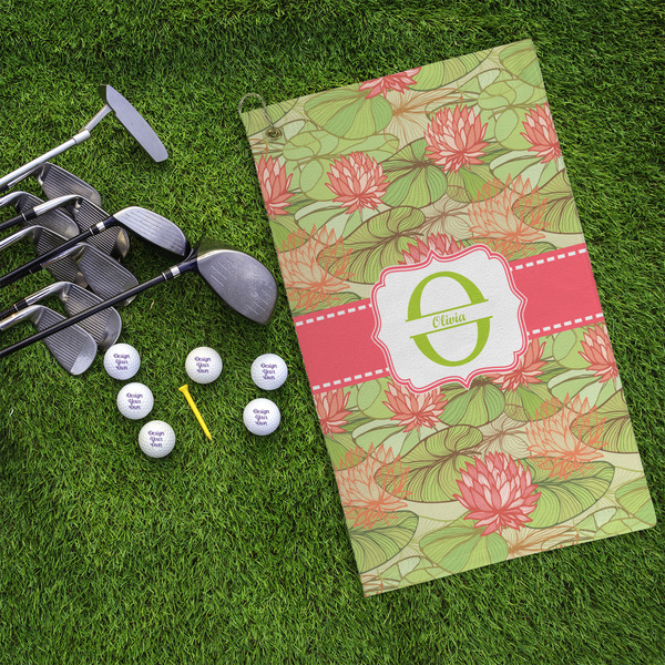 Lily Pads Microfiber Golf Towels - LIFESTYLE