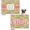 Lily Pads Microfleece Dog Blanket - Regular - Front & Back