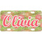 Lily Pads Personalized Mini License Plate