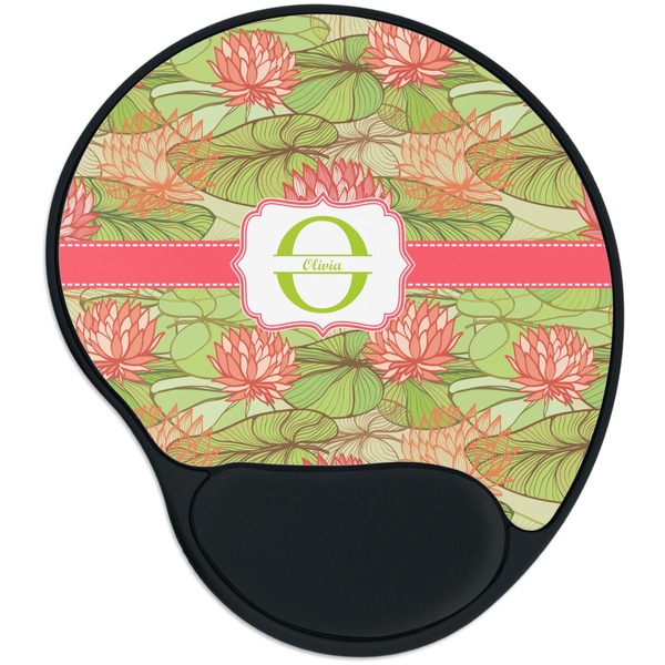 Custom Lily Pads Mouse Pad with Wrist Support